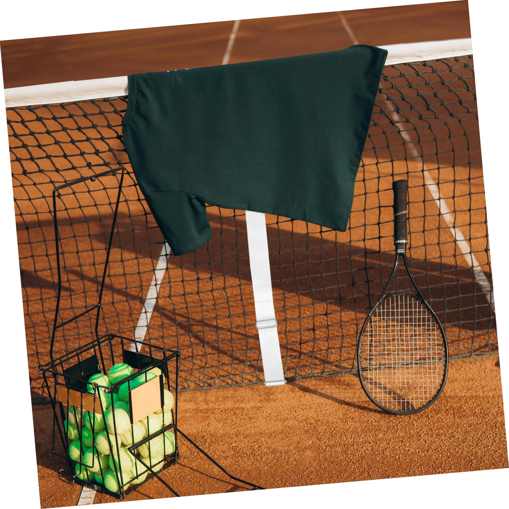 Abaodam 4 Pezzi Cinghia per Rete Tennis Accessorio per Rete Tennis Installazione Facile e Duratura per Giocatori Competitivi