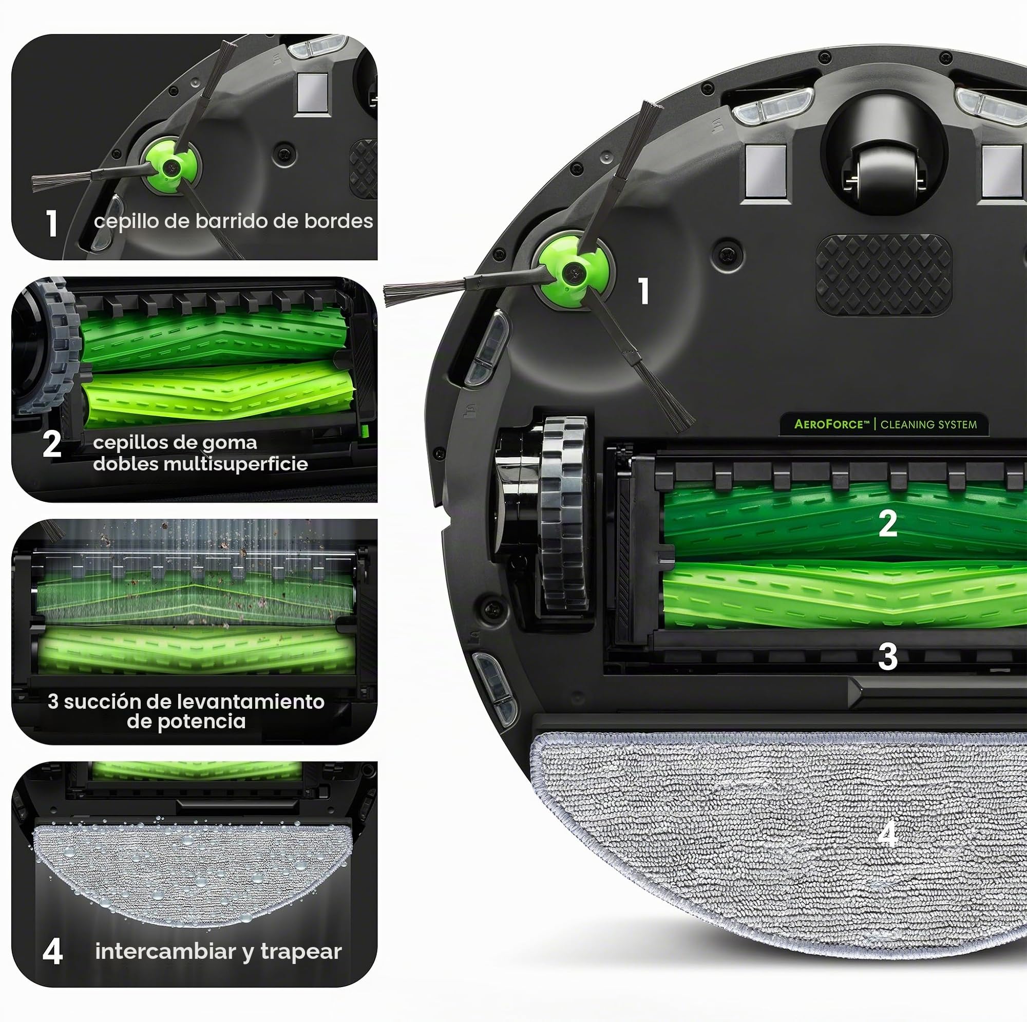 Cleaning robot iRobot Roomba Combo i8+ (i8578)