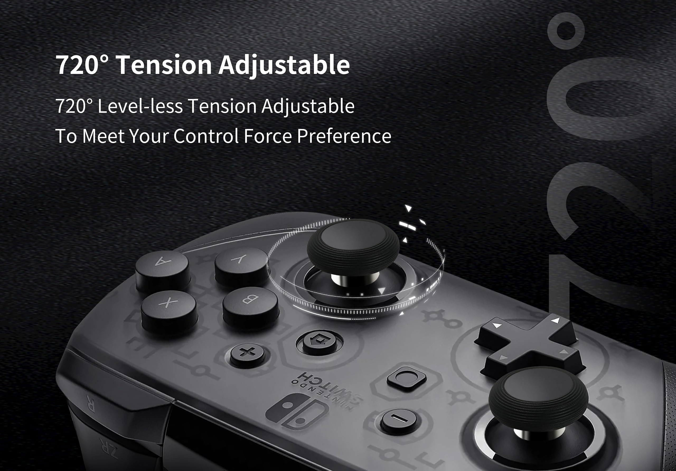 GuliKit Joysticks Replacement Module, 720° Adjustable TMR Magnetic Joystick Replacement Kit, for PS5 DualSense/DualSense Edge Controller, Anti-drift Stick Repair Module with 3 Pairs Thumbstick Cap