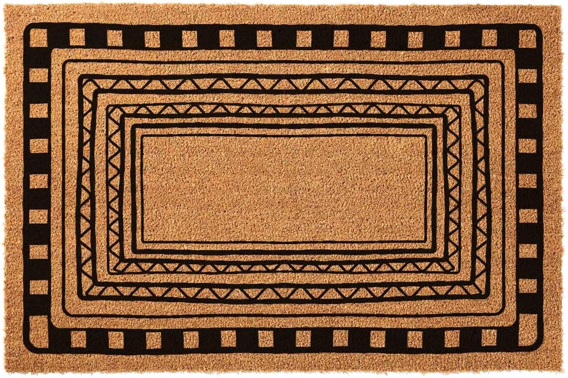 Funny Coir Doormat Hope You Like German Shepherds for The Entrance Way Personalized Rugs with Heavy-Duty PVC Backing Non Slip 23.6 x 15.7 inch