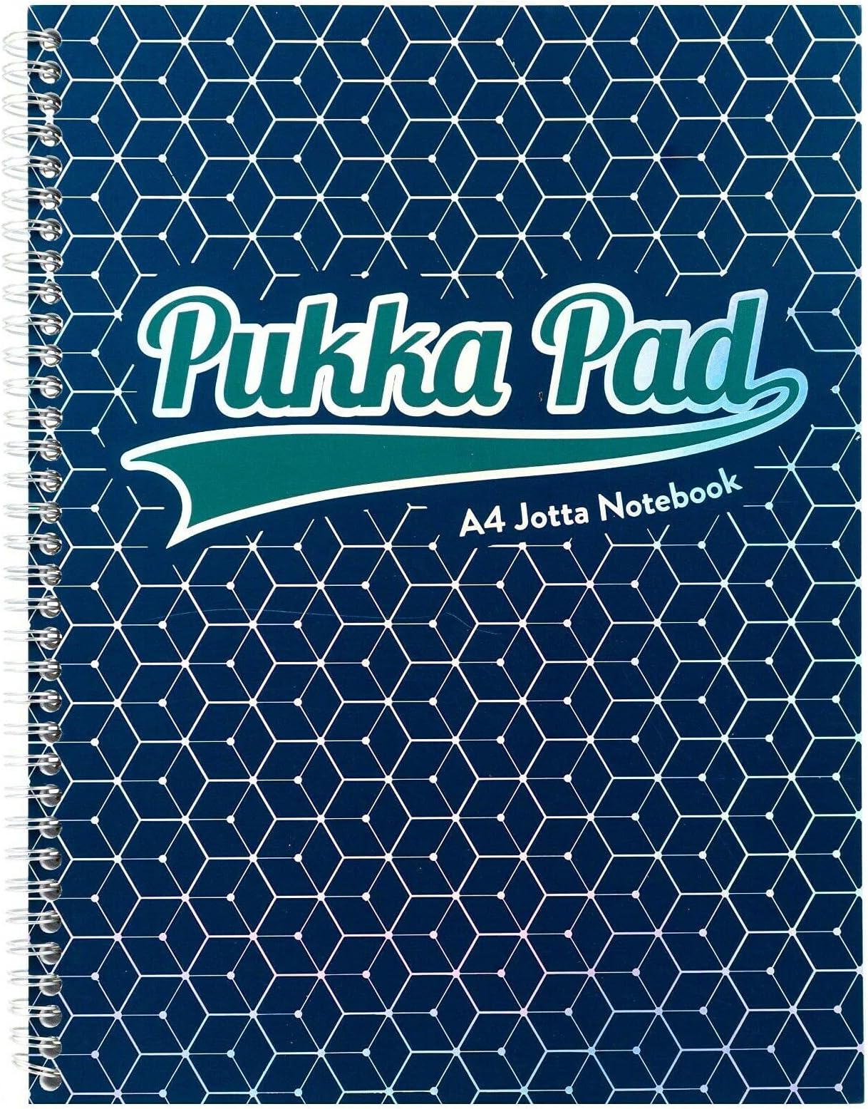 Pukka Pad200 Pages 80GSM Glee Jotta Wirebound Notebook, A4 Size, Dark Blue