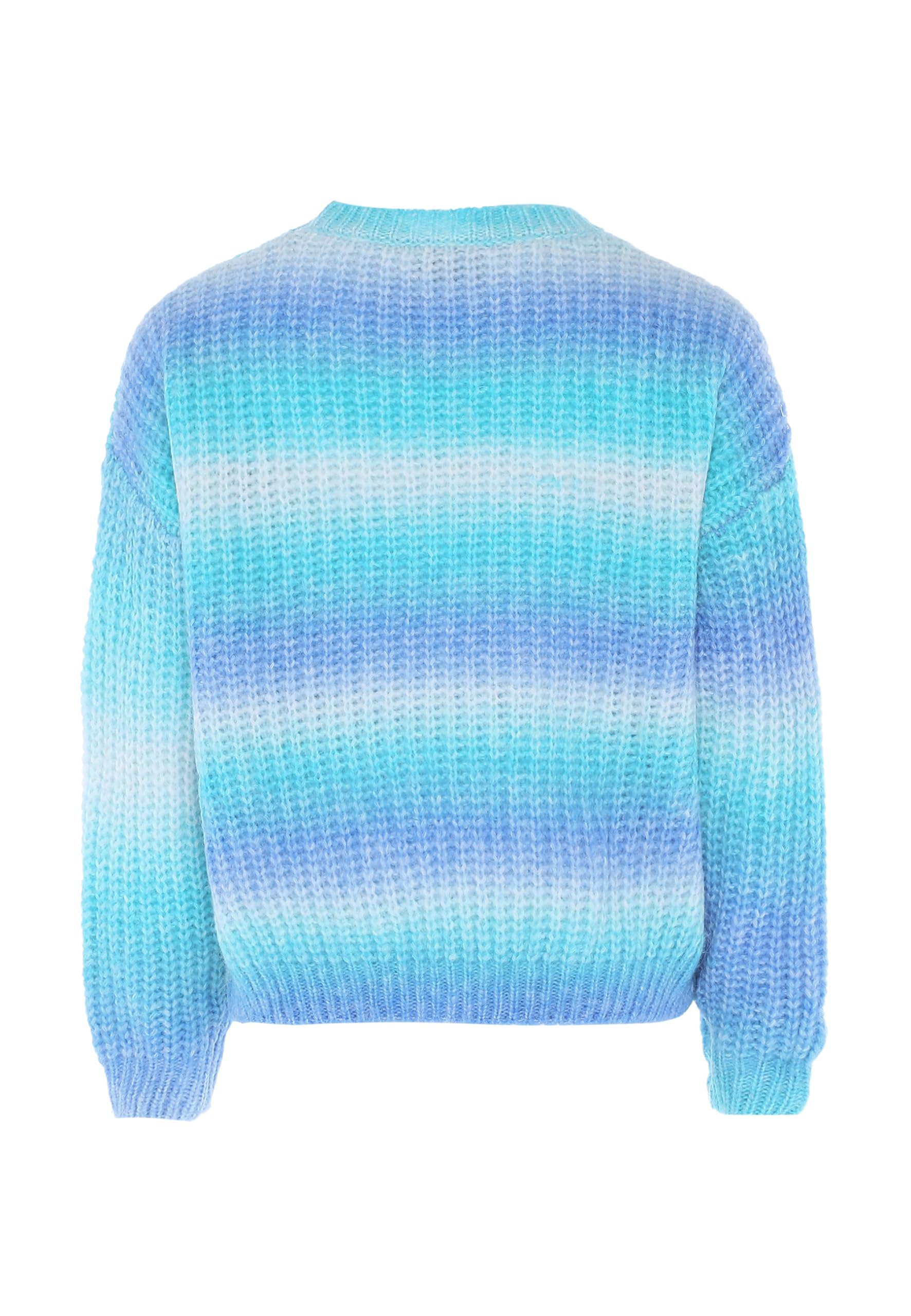 Sidona Damski sweter z okrągłym dekoltem, niebieski wielokolorowy rozmiar XL sweter, Niebieski Wielokolorowy, XL