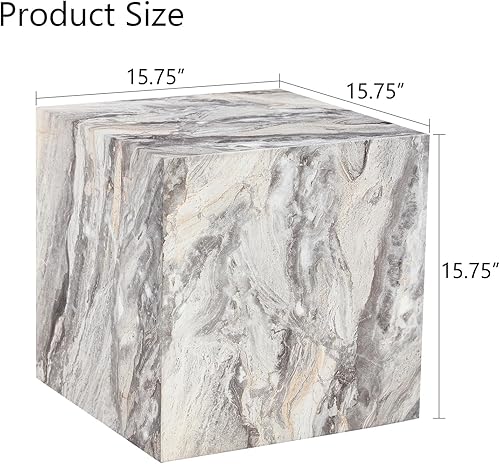 Miniatura 47 de Mesa de centro rústica marrón para sala de estar, mesas centrales rectangulares, moderna y elegante mesa de cóctel de madera para oficina en casa -