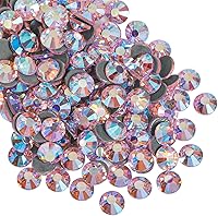 Vista 43 de Beadsland Hotfix - 2880 diamantes de imitación de cristal con parte trasera plana para manualidades, ropa, decoraciones de bricolaje, cristal AB