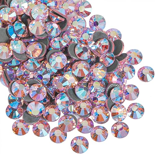 Miniatura 41 de Beadsland Hotfix - 2880 diamantes de imitación de cristal con parte trasera plana para manualidades, ropa, decoraciones de bricolaje, amatista, SS6