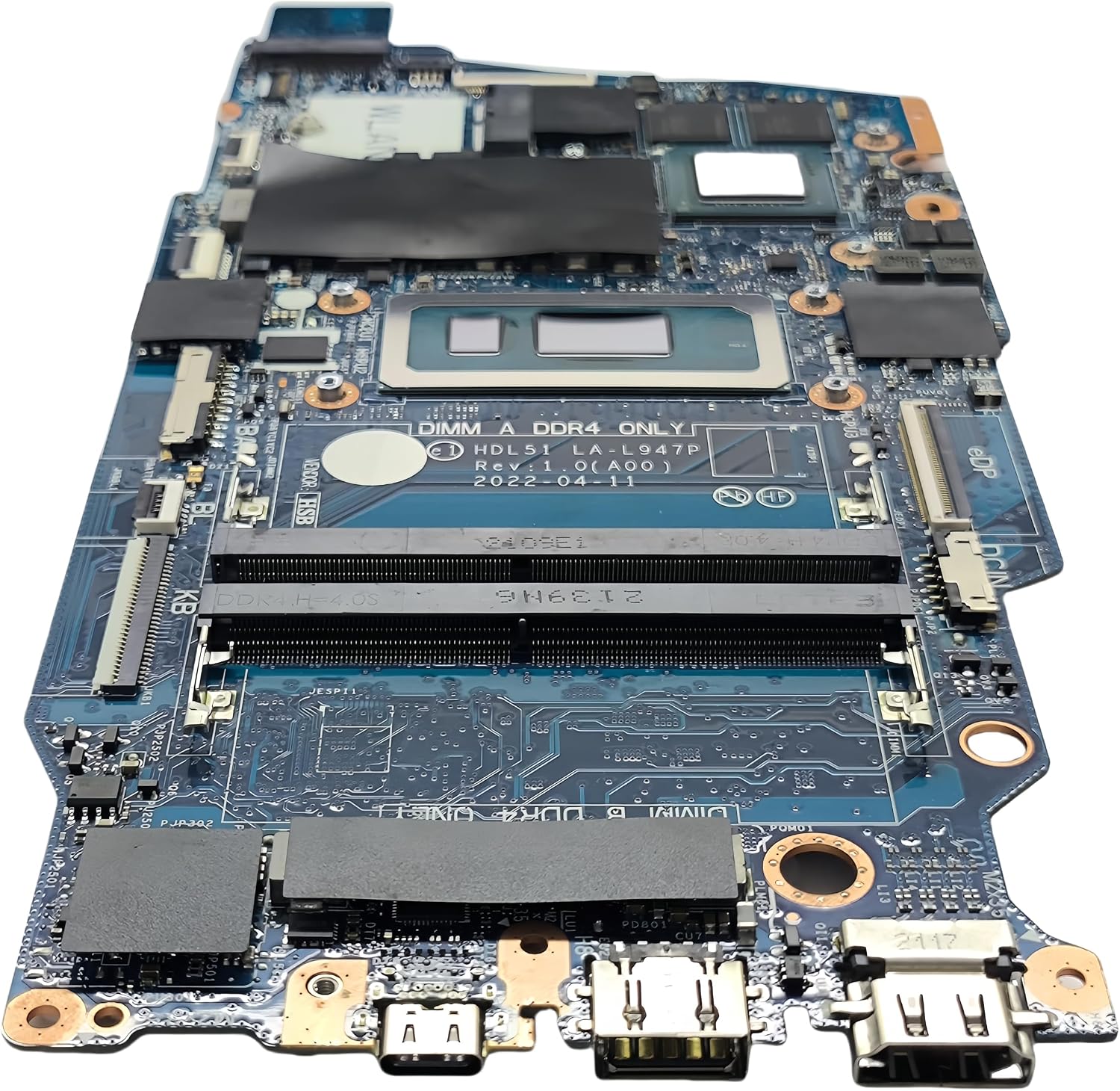 Replacement Laptop Motherboard HDL51 LA-L947P for Dell inspiron 15 3520 System Board i7-1255U Processor MX550 2G VRAM 0JPPCX JPPCX