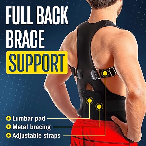 Miniatura 4 de Flexguard Soporte lumbar médico totalmente ajustable para corrección de postura y dolor de espalda 1