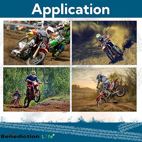 Miniatura 7 de Neumático delantero de 70100-19 pulgadas y neumático trasero de 90100-16 pulgadas con tubo para motocicletas Dirt Pit de 50 cc-150cc, motocross de