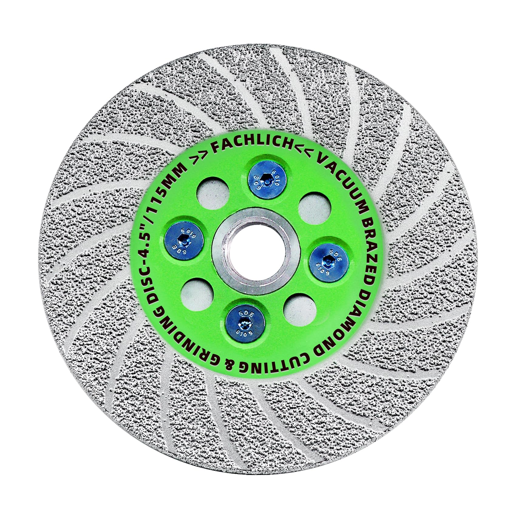 FACHLICH Granite Cutting Wheel,4-1/2" Diamond Ceramic Cutting Discs for Beveling,Small Cuts,Grinding,Rounding Shaping Edges/Corners of Porcelain,Tiles,Granite,Marble,Concrete