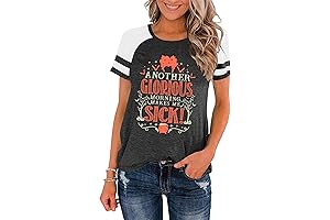 Womens Halloween Shirt Hocus Pocus Shirts Sanderson Witch Broom Graphic Tshirt Raglan Color Block Tops