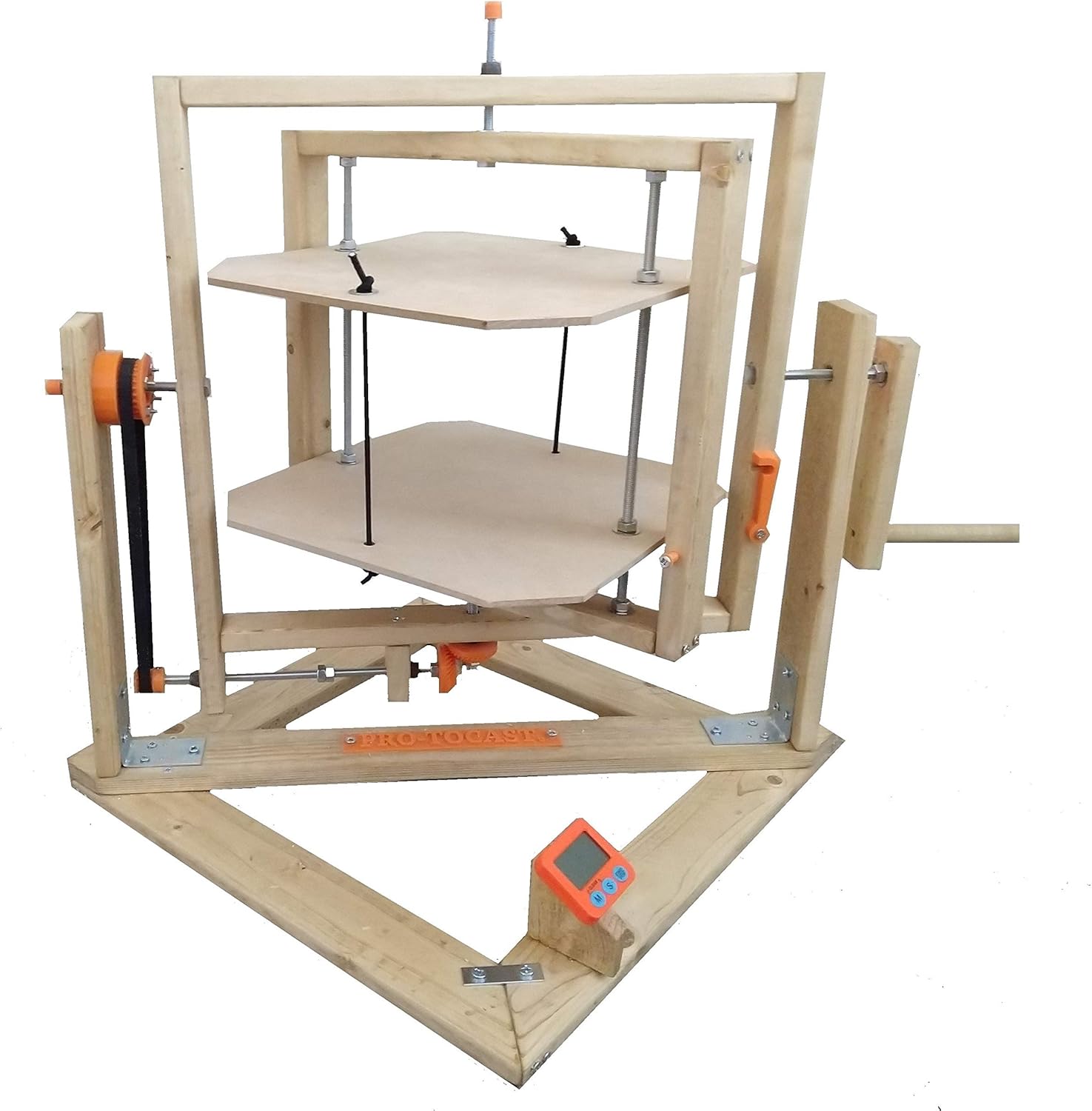 Pro-tocast Hand-Built Manual Rotocaster with 12 Plates