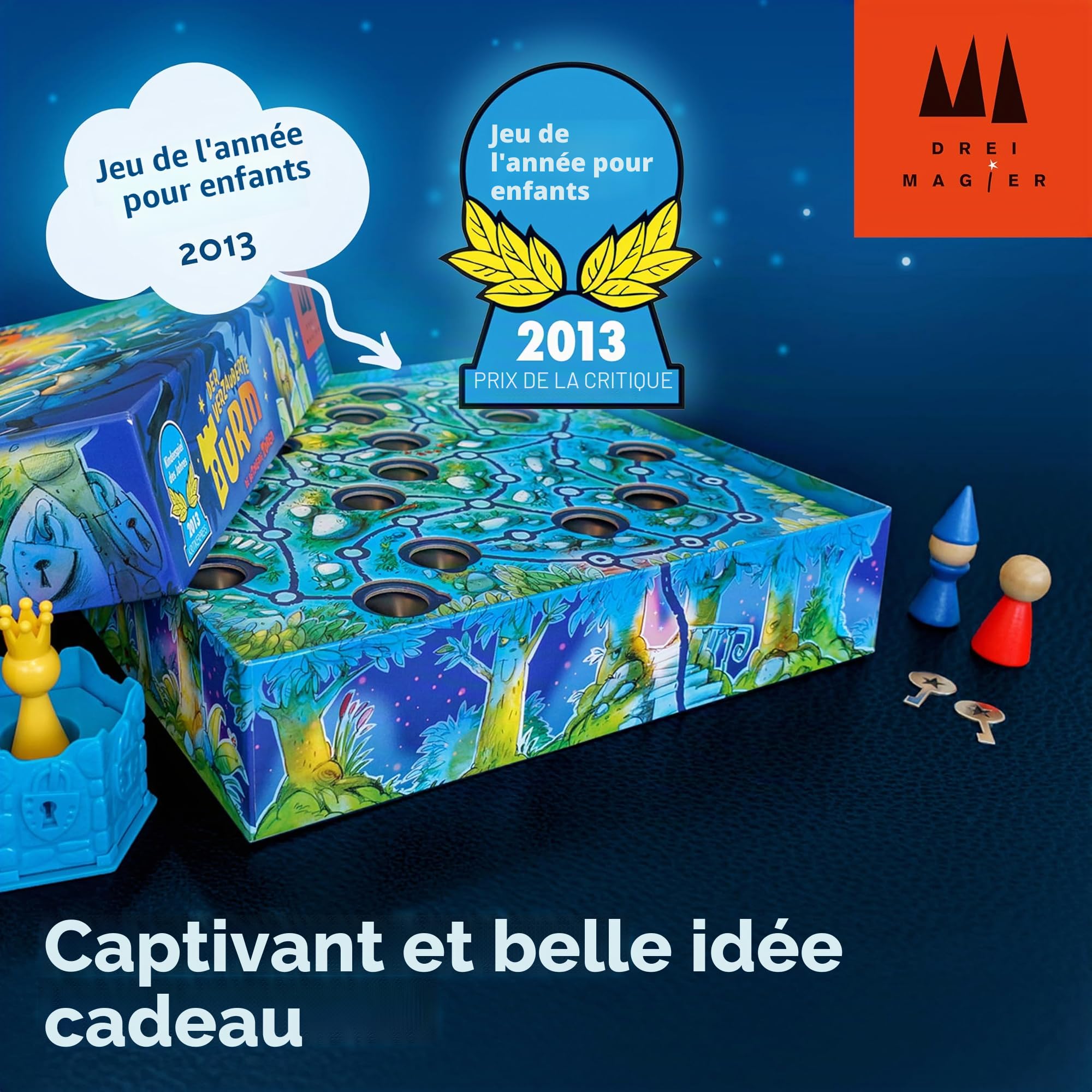 Drei Magier 40867 Jeu de Plateau la Tour enchantée