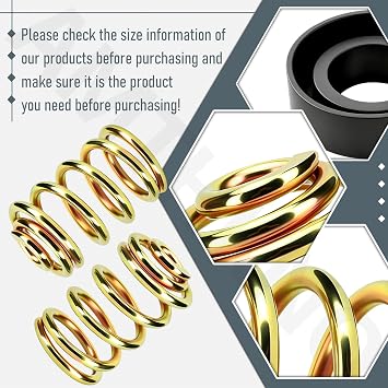 AMTHKNO 4 Set 422127-4 Mower Cap Seat Spring & 2 Set 283516 Compression Seat Springs Compatible with John D-eere Cub Cadet ZT1 Grass-Hopper Mower