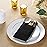 50-Pack Disposable Linen-Feel Dinner Napkins with Built-in Flatware Pocket, BLACK Prefolded Cloth Like Paper Napkins For Dinner, Wedding Or Party [Silverware NOT Included]