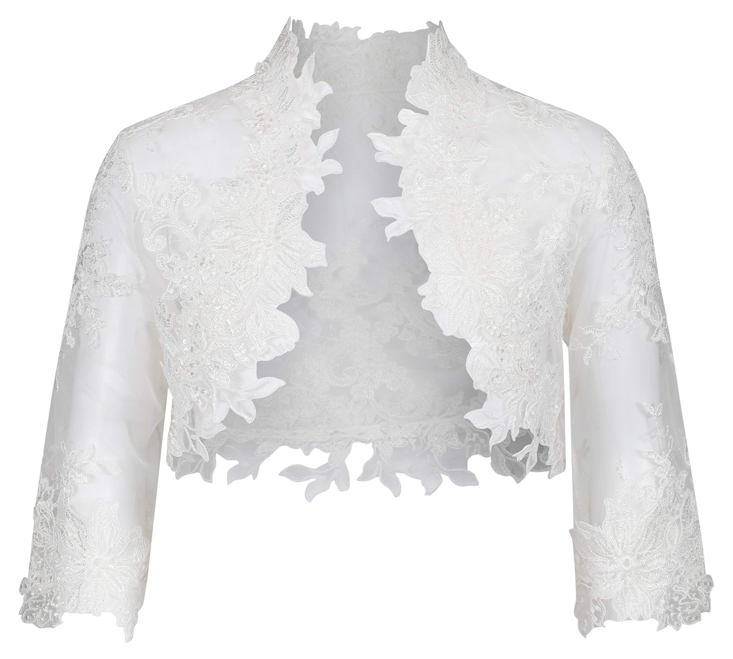 White Lace Communion Lace Bolero Communion Bolero