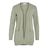 Vila Cardigan Basic Knitted Oil Green S Oil Green S