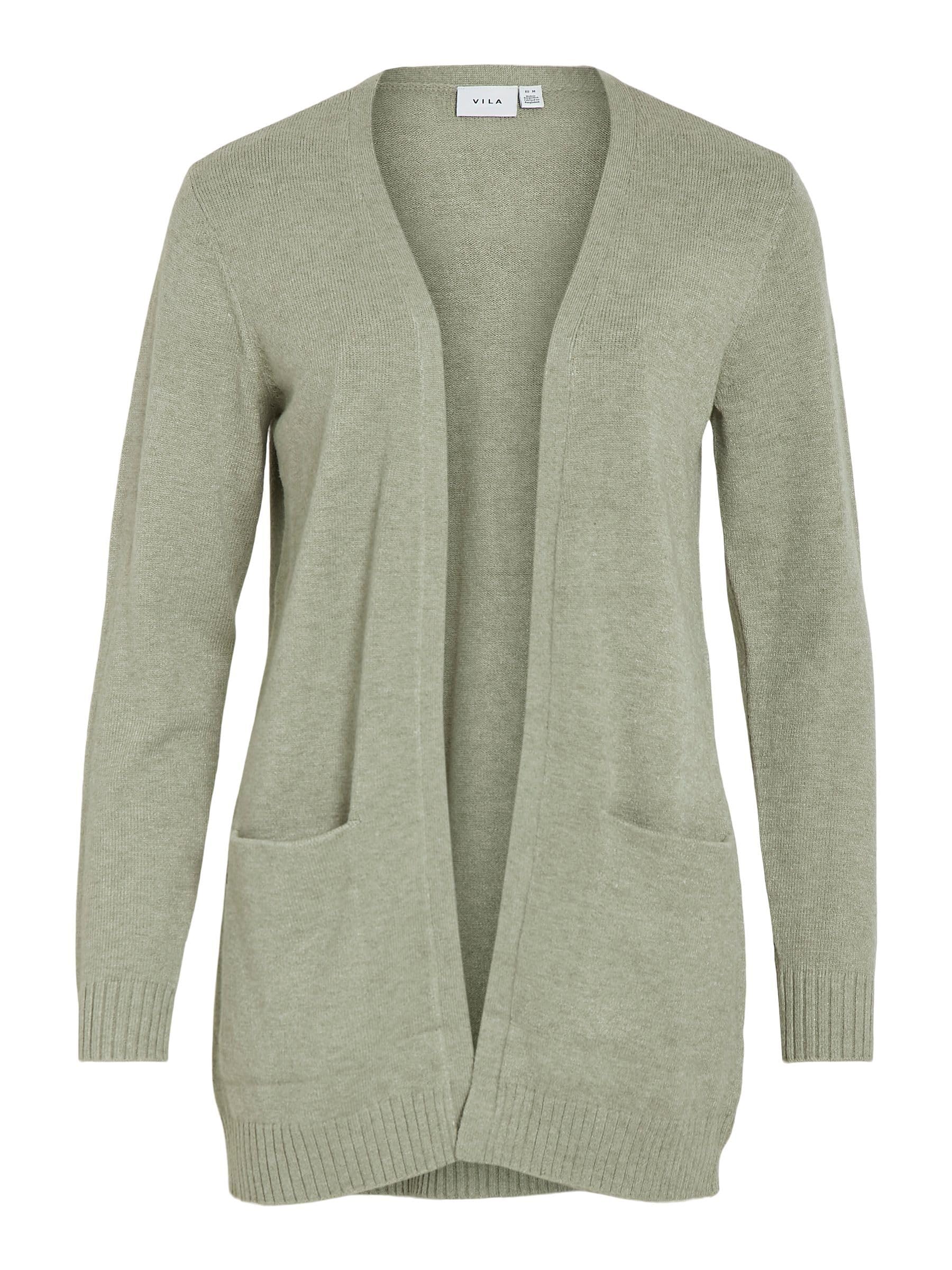 Vila Kardigan Kobiety Viril Open L/S Knit kardigan - Noos