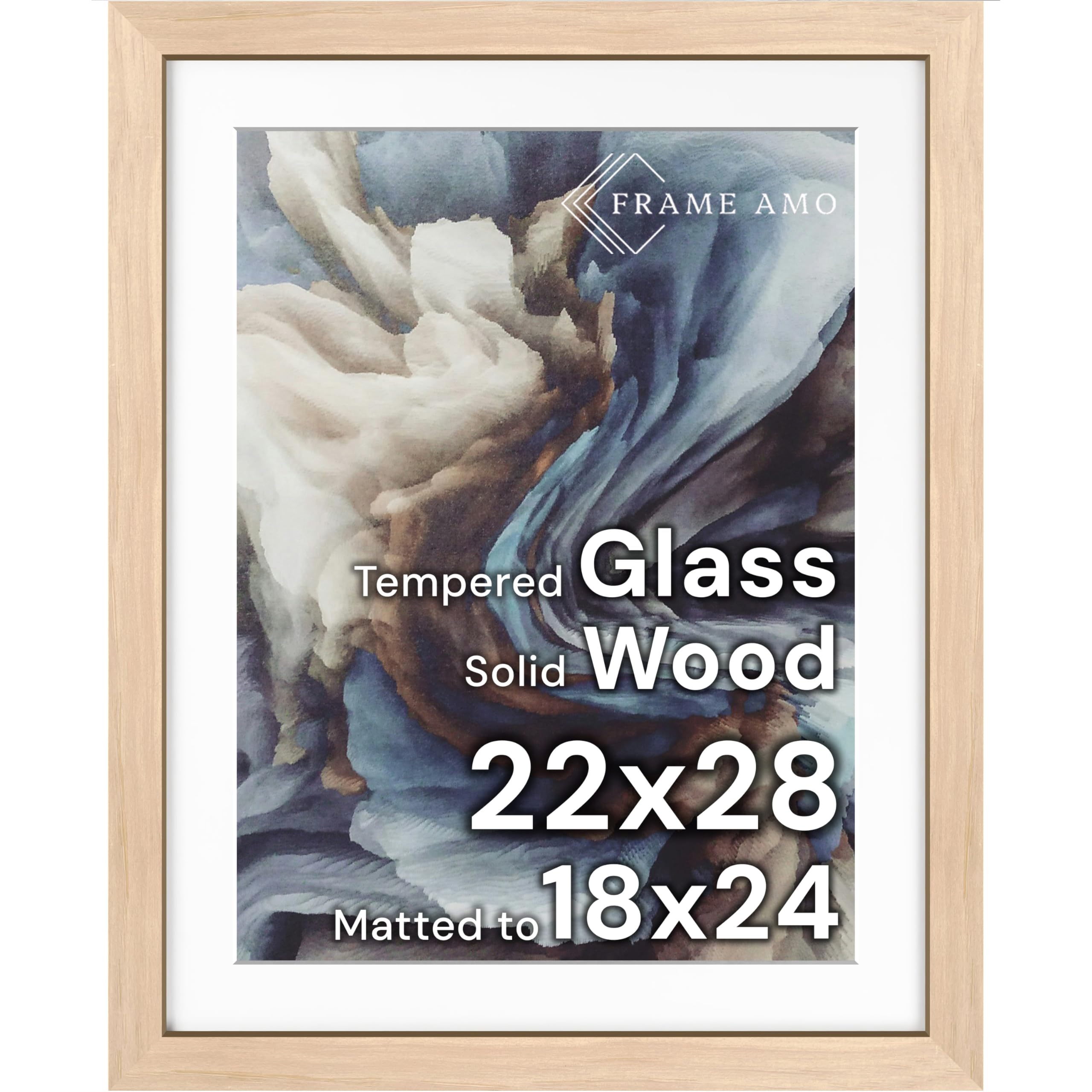 Frame Amo 22x28 Solid Wood Poster Frame