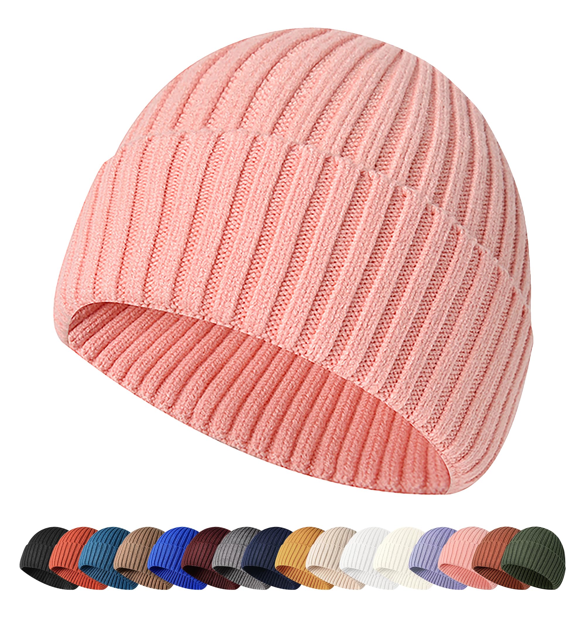 HiRui Knit Beanie for Men Women Kids Winter Hats Warm Classic Daily Skull Caps
