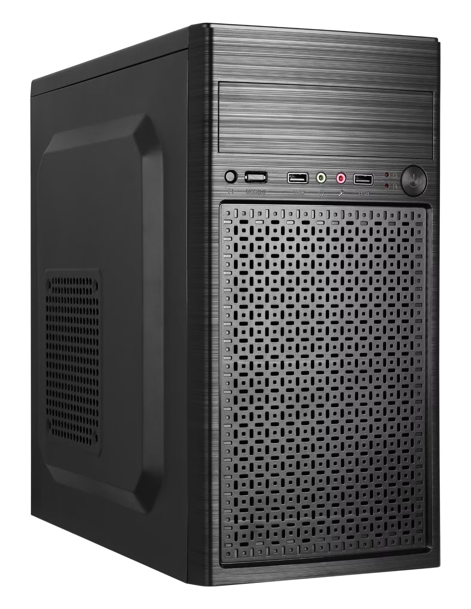 assembled desktop cpu with core i5 6th generation processor - 16gb ram ddr4 ii 256 gb nvme m.2 ssd ii hdmi vga ports ii usb wifi ii win 10 pro ii ms office ii black cabinet