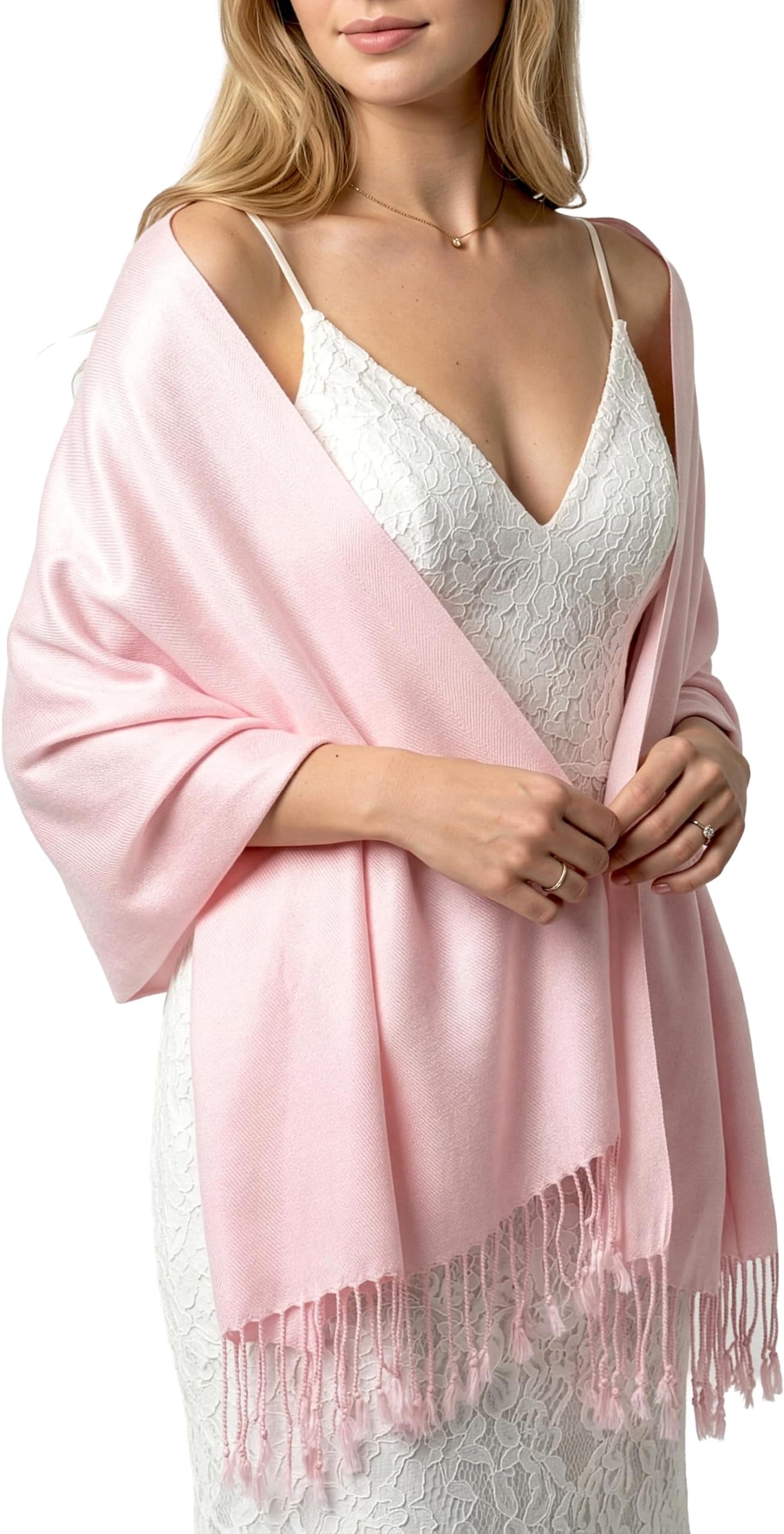 Lightweight Pashmina Scarf for Women – Soft Silky Shawl Wrap for Evening Dresses, Bridesmaids & Everyday Wear