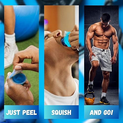 Miniatura 3 de Squish Gomitas Energy Pre-Workout con citrulina beta-alanina y cafeína Resistencia energética de acción rápida y refuerzo de bombeo Prácticas