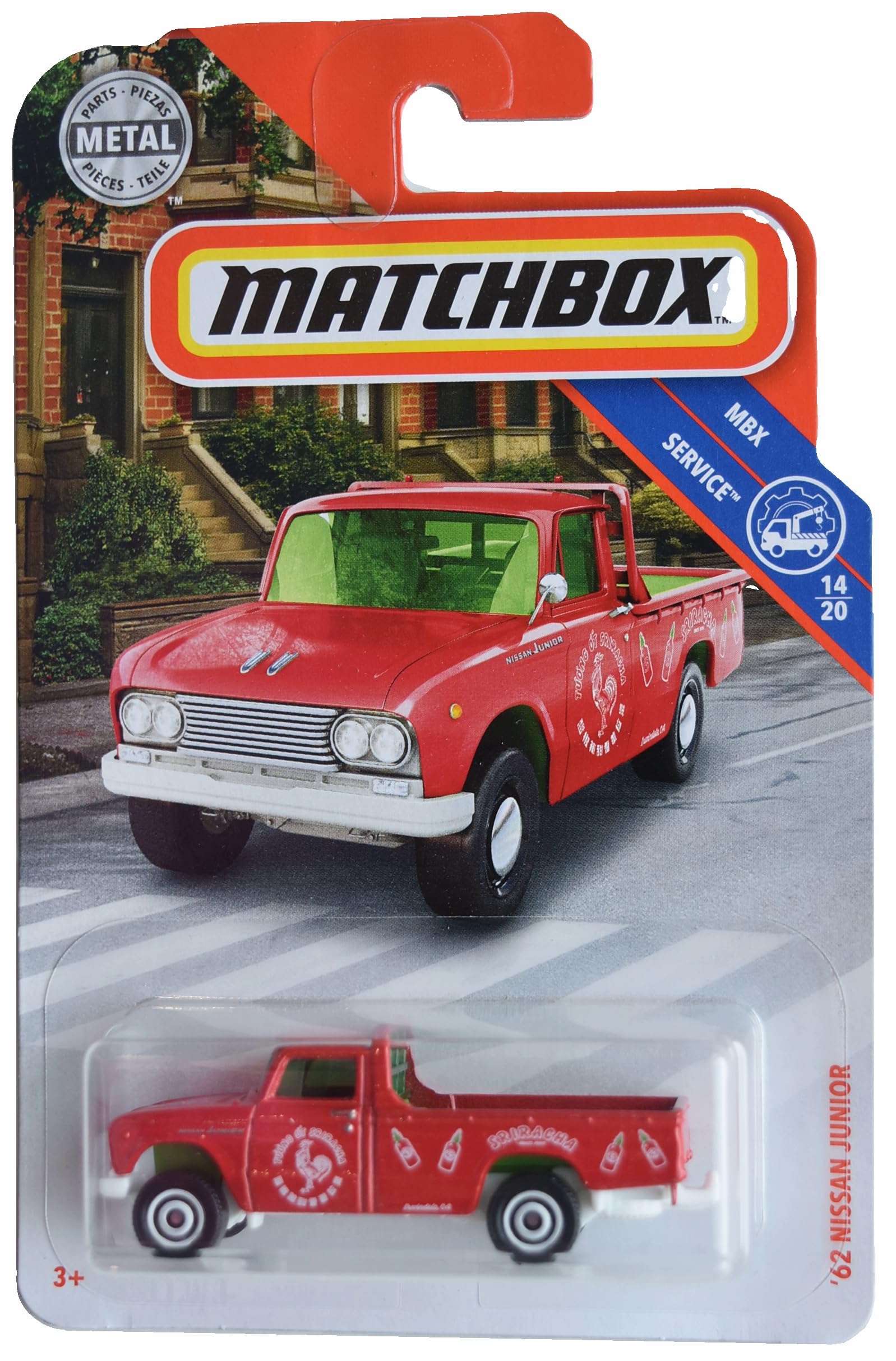 Matchbox '62 Nissan Junior, MBX Service 14/20 [red] 89/100