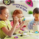 Kit de peinture pour enfants Rock - Glow in The Dark - Arts & Cadeaux de Noël pour les garçons et les filles 4-12 ans - Trousses d'activités artisanales - Jouets d'art créatif pour 4, 5, 6, 7, 8, 9, 10, 11 & 12 Les enfants de l'année (Glow in the Dark)