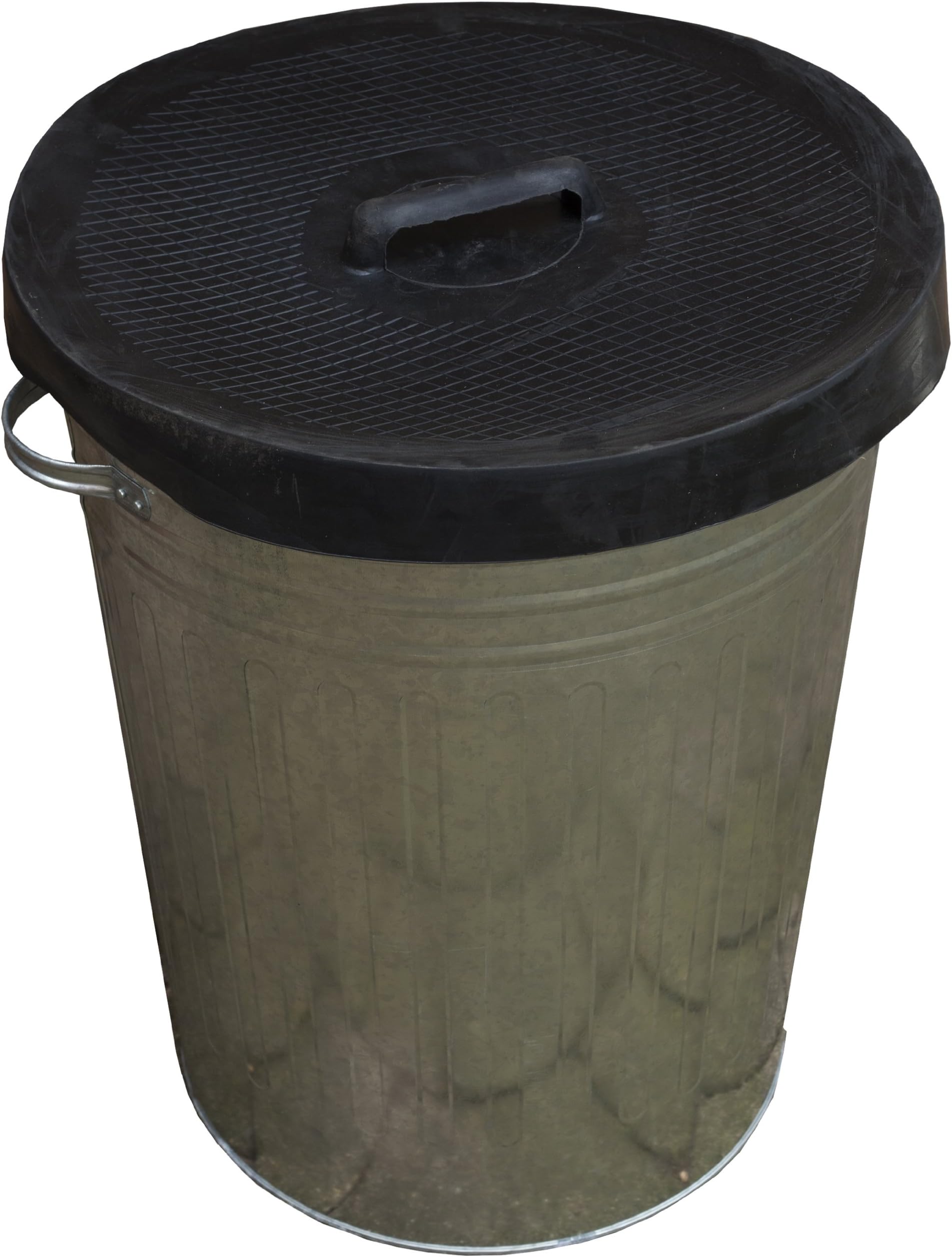 APOLLO TAPER BIN GALV &RUBBER LID
