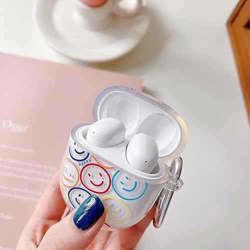 Miniatura 7 de DAYJOY Funda protectora de TPU suave y transparente con diseño de flores divertidas, compatible con Redmi Buds 4 auriculares, funda protectora con