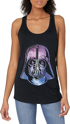 Star Wars Darth Vader Cosmic Galaxy Casco Racerback para mujer