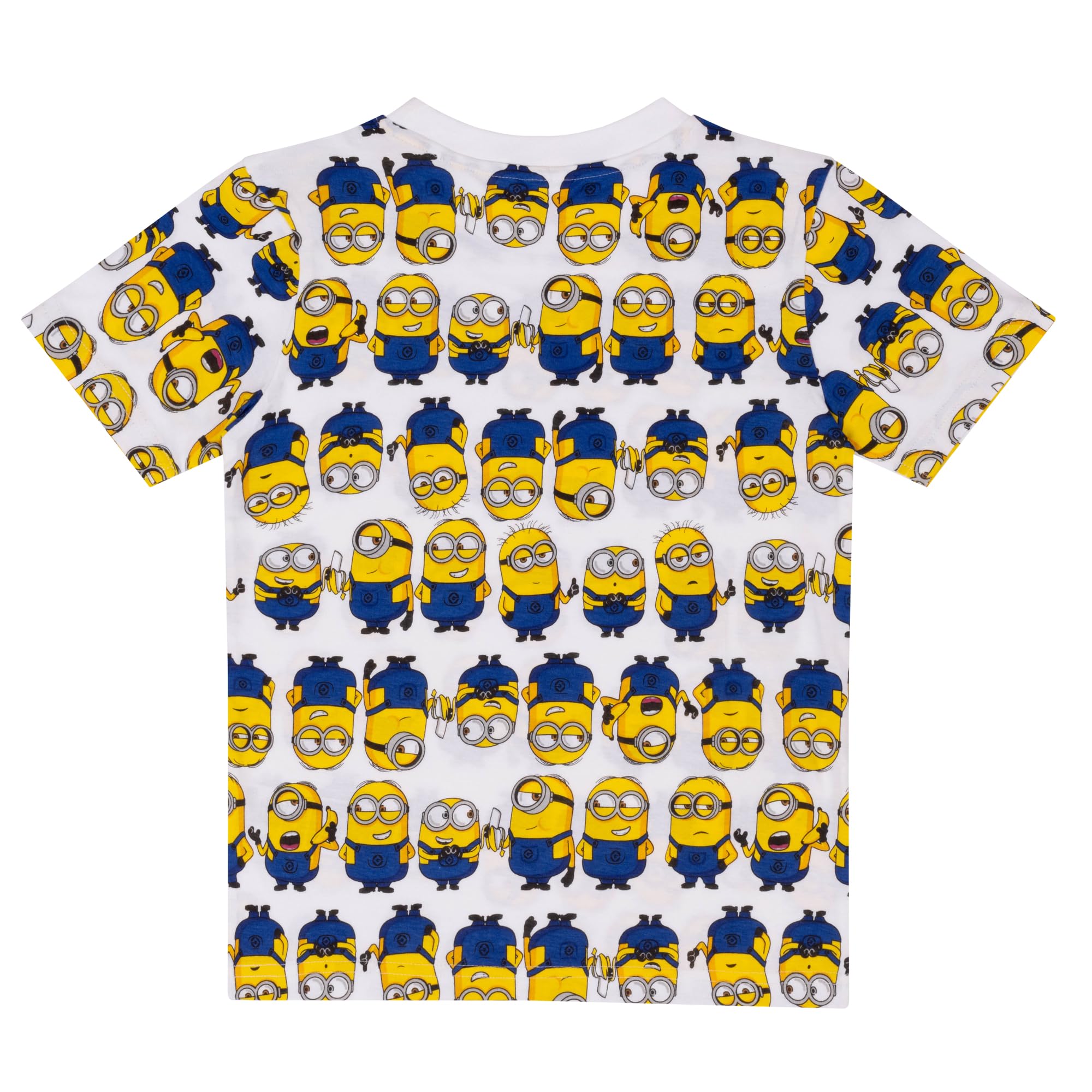 Minions Confezione da tre magliette a maniche corte in 100% cotone pettinato di Cattivissimo Me