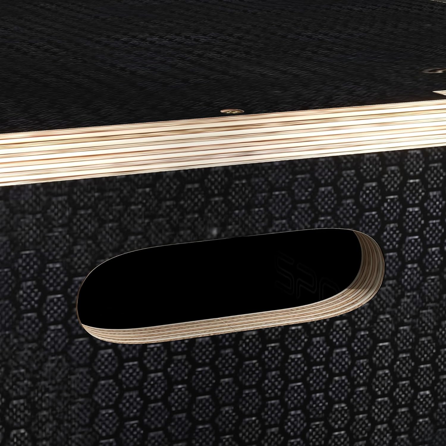 Soozier 3-in-1 Wooden Plyo Box, Plyometric Jump Box, Anti-Slip Step up Agility Platform with Handle Openings for Home Gym Workout Training, Black - Image 9