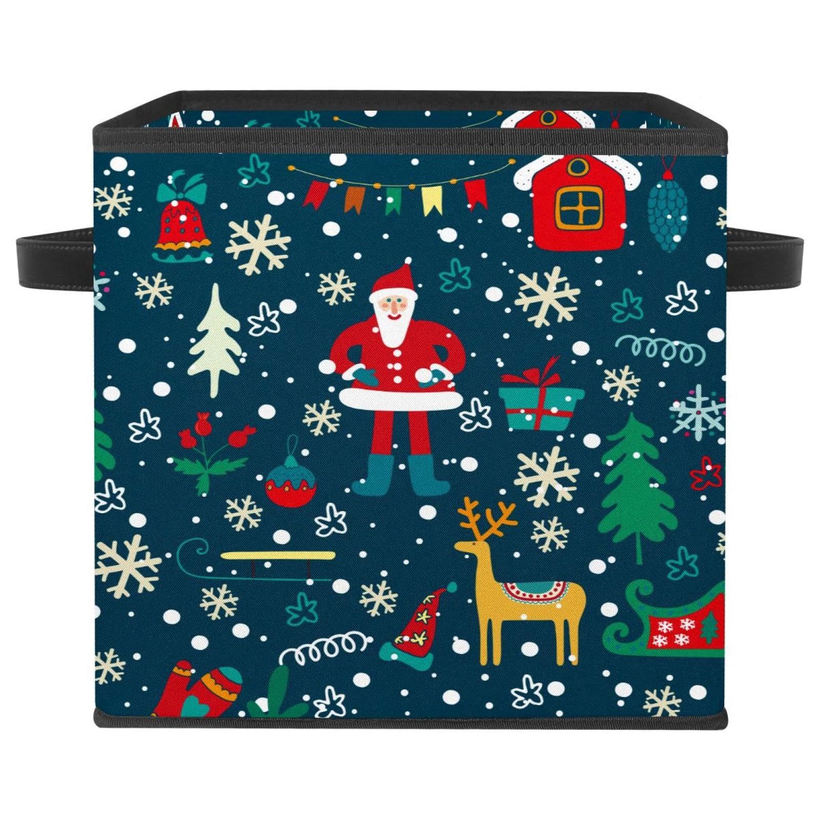 Organiseur en tissu pliable pour résoudre le désordre des jouets de Noël