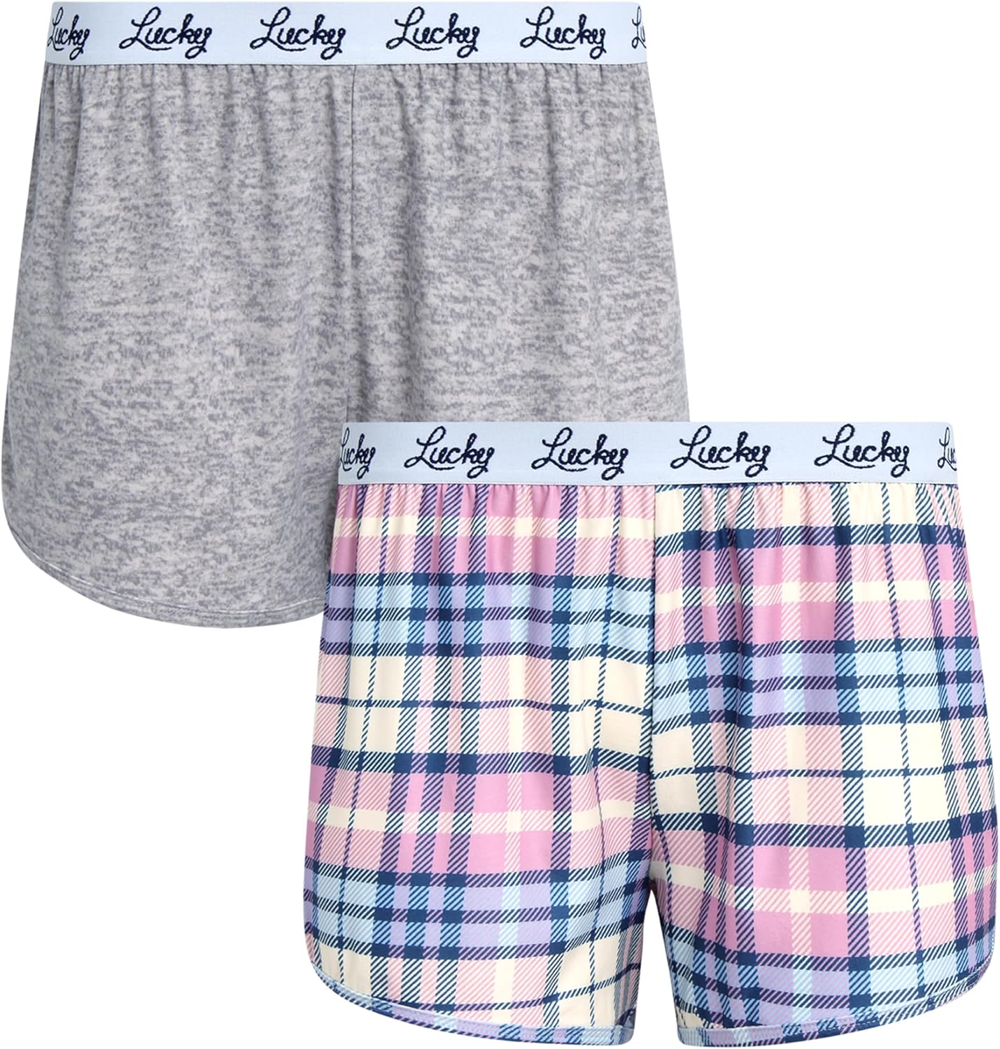 Lucky Brand Women's Pajama Bottoms – Ultra-Soft 2 Pack Sleep and Lounge Sweat Shorts, Cortos de Pijama para Mujer