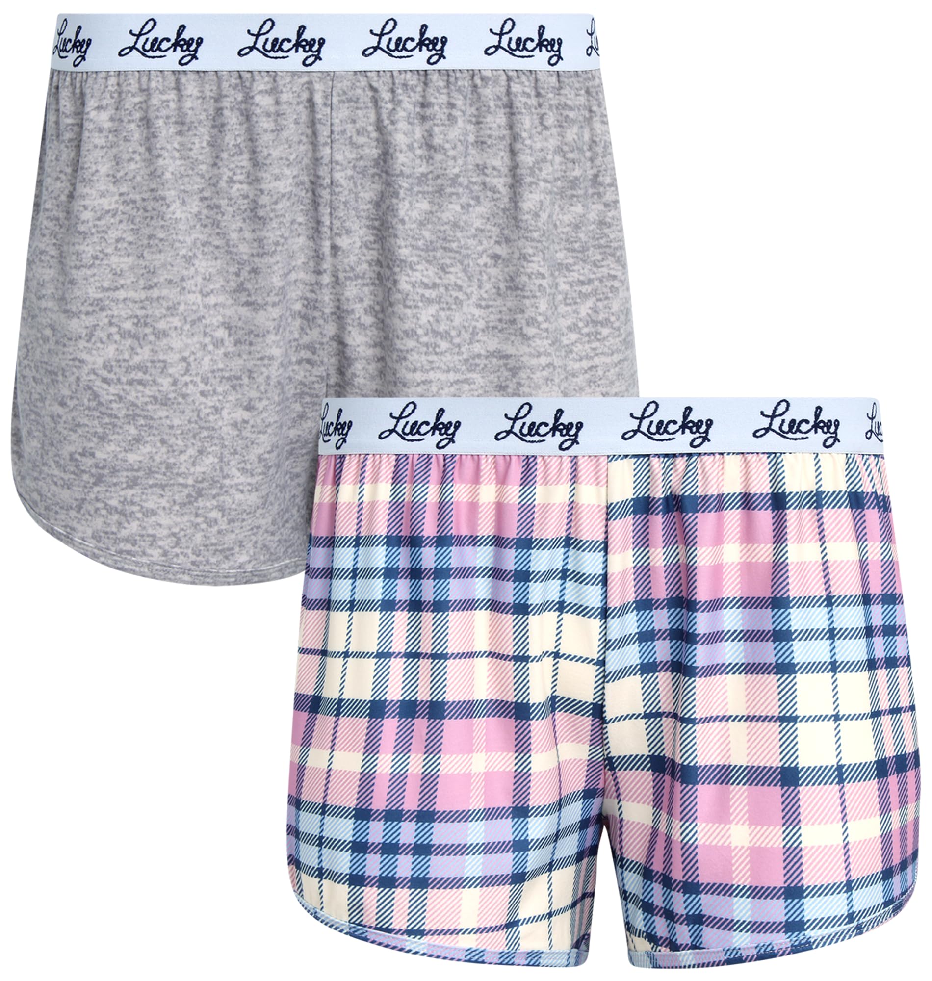 Women's Pajama Bottoms – Ultra-Soft 2 Pack Sleep and Lounge Sweat Shorts, Cortos de Pijama para Mujer