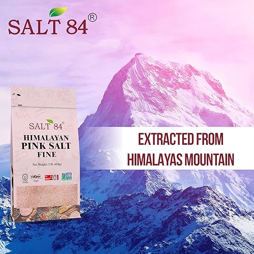 Miniatura 2 de SALT 84 Himalaya Chef Sal grano fino 1 libra paquete de 1