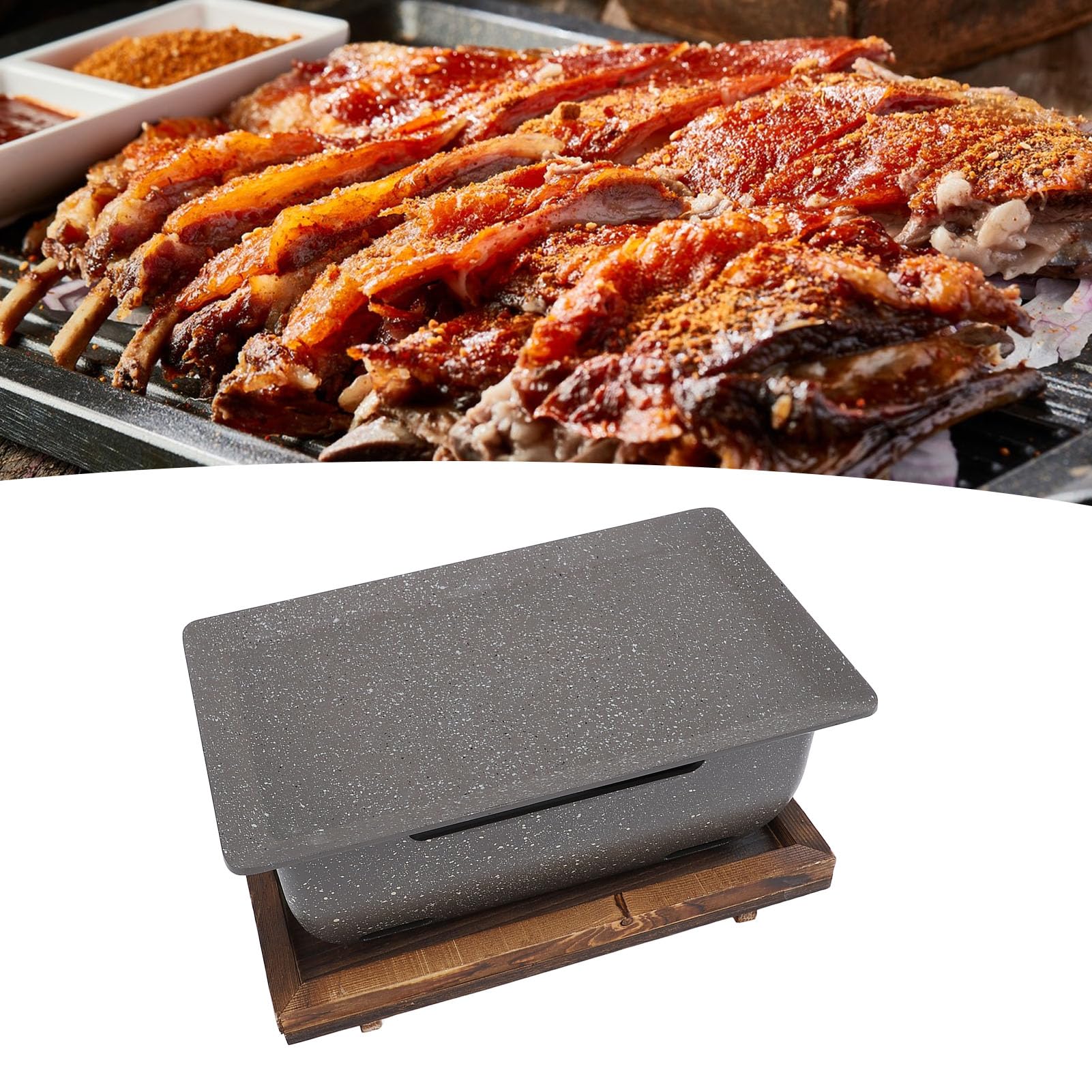 Przenośny Grill Węglowy, Kompaktowy Blat, Mini Wędzarnia, Mała Kuchenka do Grillowania, Grill, Mały Grill na Zewnątrz, Kemping, Podróżne Pikniki, Ogród, Impreza na Plaży