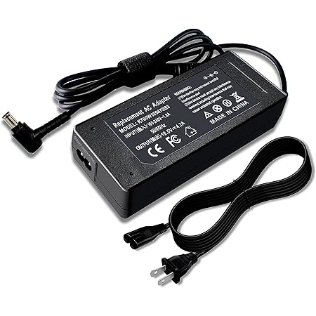 19.5V AC Adapter Power Cord for Sony LCD TV Bravia KDL-48R510C KDL-40R510C KDL-48W650D KDL40W600B KDL32W600D KDL-40W650D KDL-48W600B,KDL-40W KDL-40R KDL-42W KDL-48W KDL-48R KDL-55W KDL-32W KDL32R