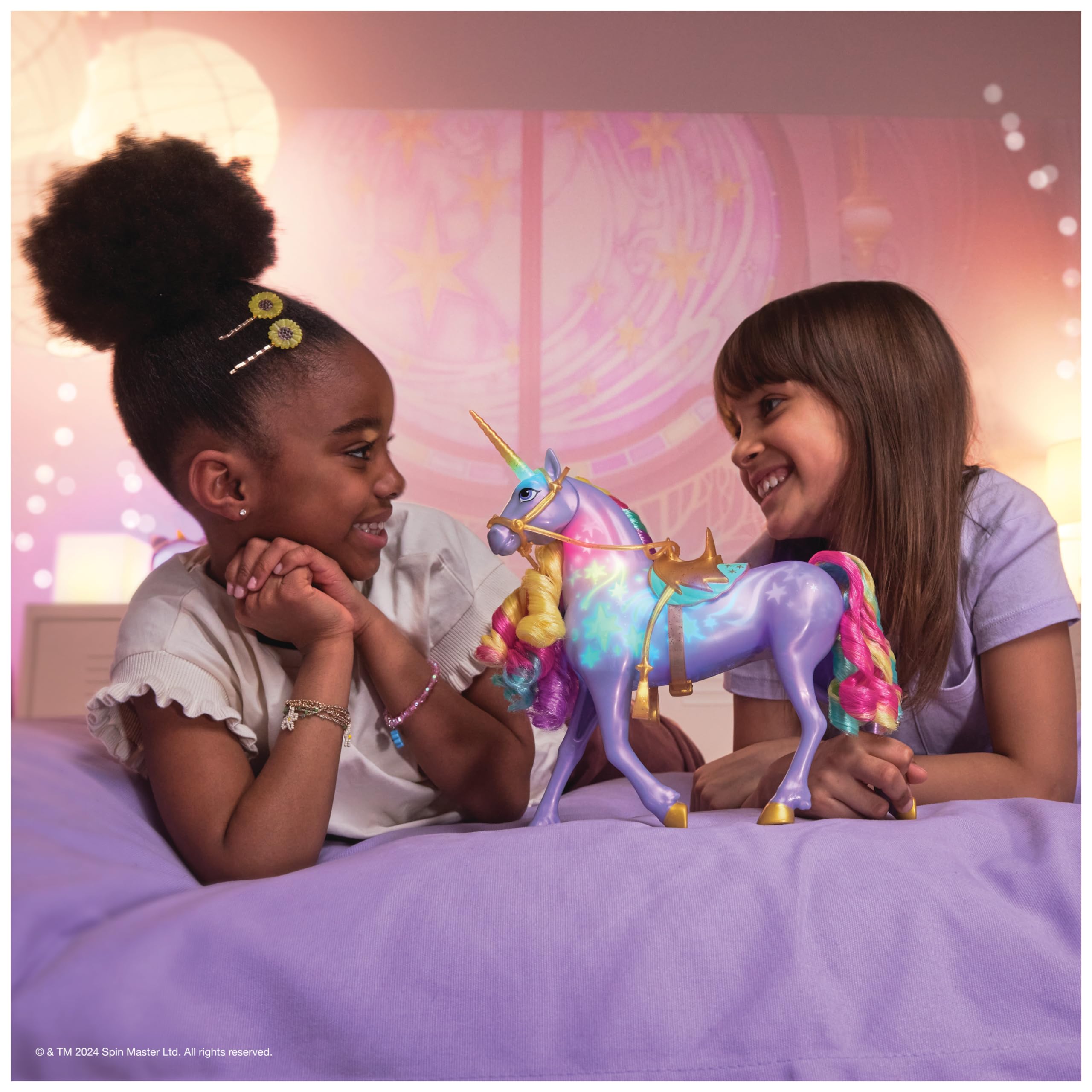 Unicorn Academy - The School of Unicorns - Wildstar Function Unicorn 28 Cm - Interaktywny jednorożec Dźwięki, piosenki i światła - Zabawki inspirowane Unicorns School Series - Zabawka dla dzieci od 4