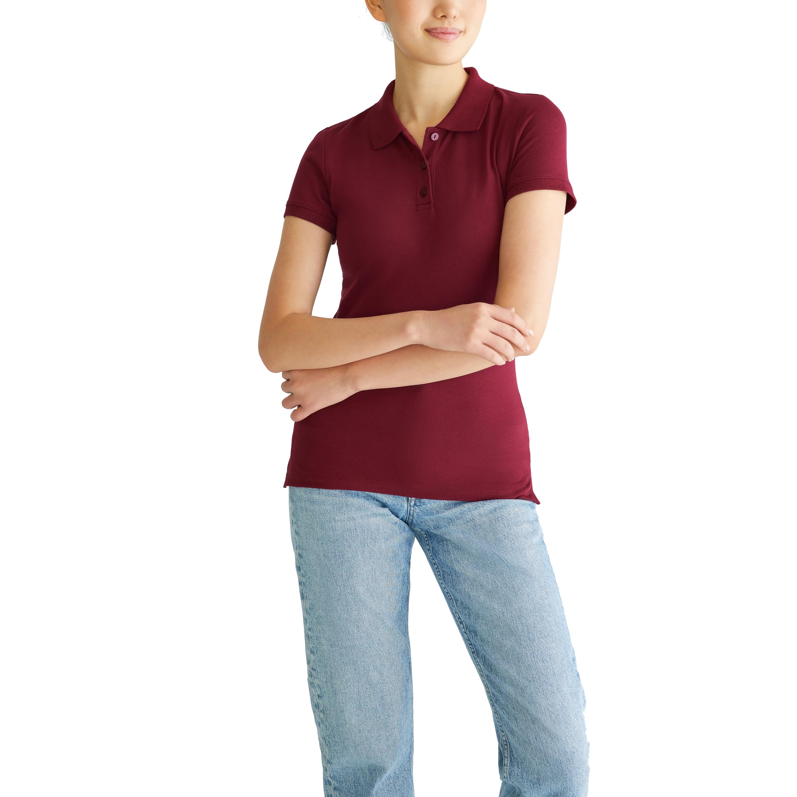 Photo 1 of Aeropostale Women's Aero Uniform Polo Short Sleeve