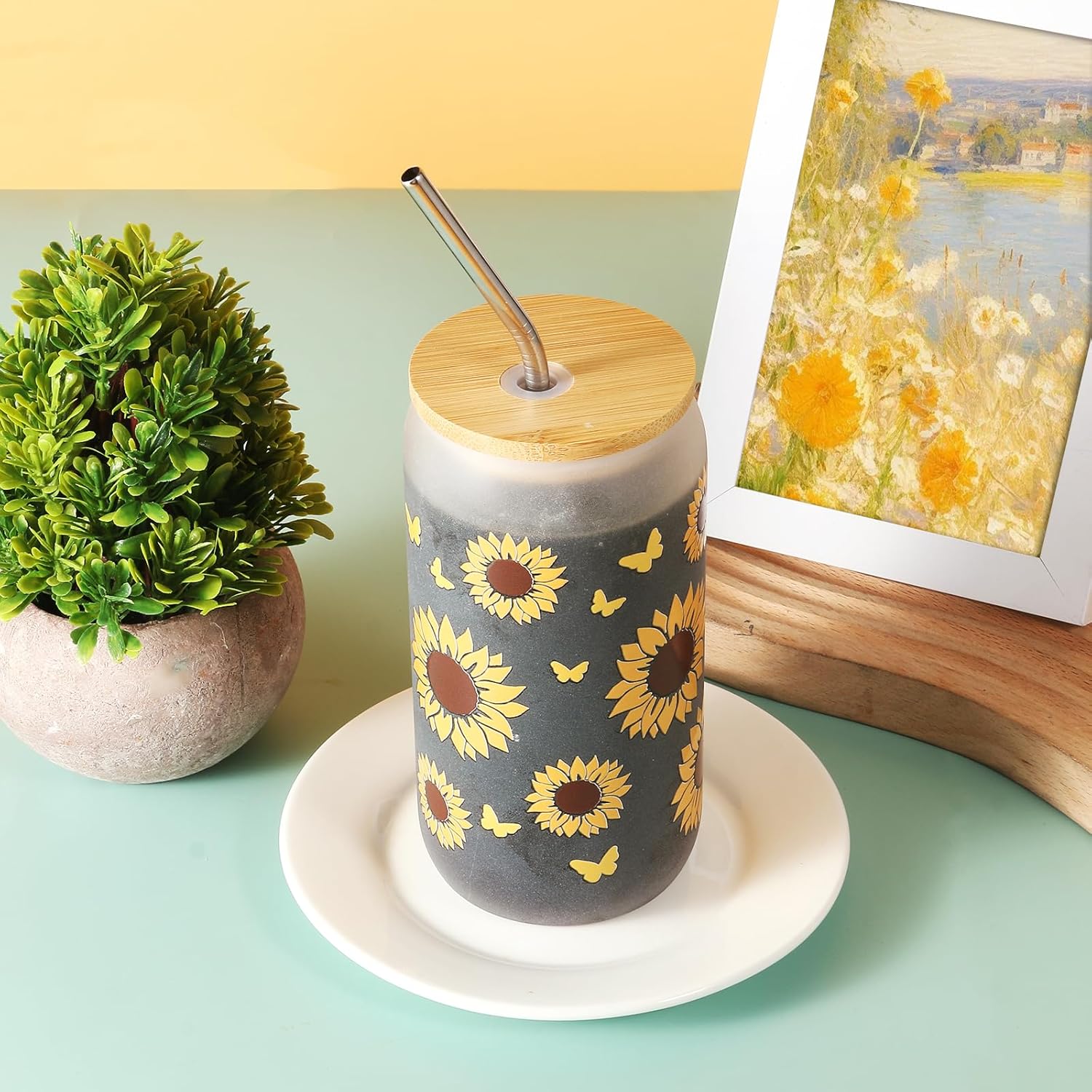 Sunflower Gifts Baskets for Women, Self Care Package Get Well Gift Spa Gift Set for Her, Thinking of You Thank You Gifts, Sunshine Gifts for Women Friends Sister Teacher Mom - Image 4