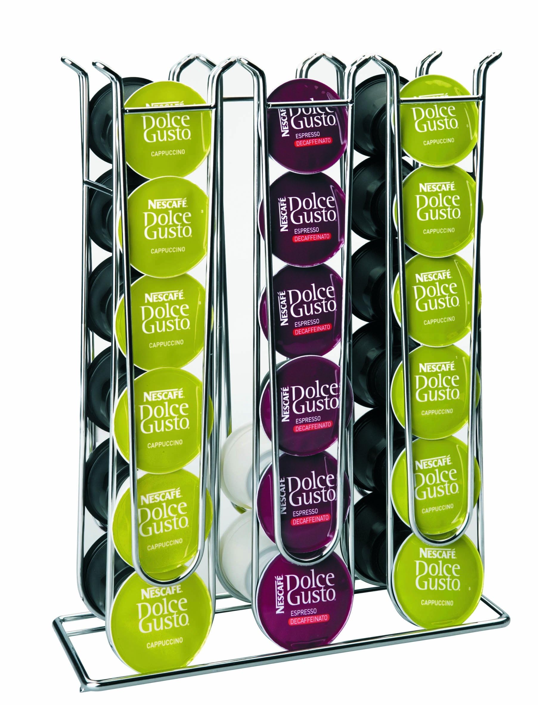 IBILI Dolce Gusto Coffee Capsule Dispenser, 36 Capsules, Chrome-plated Steel