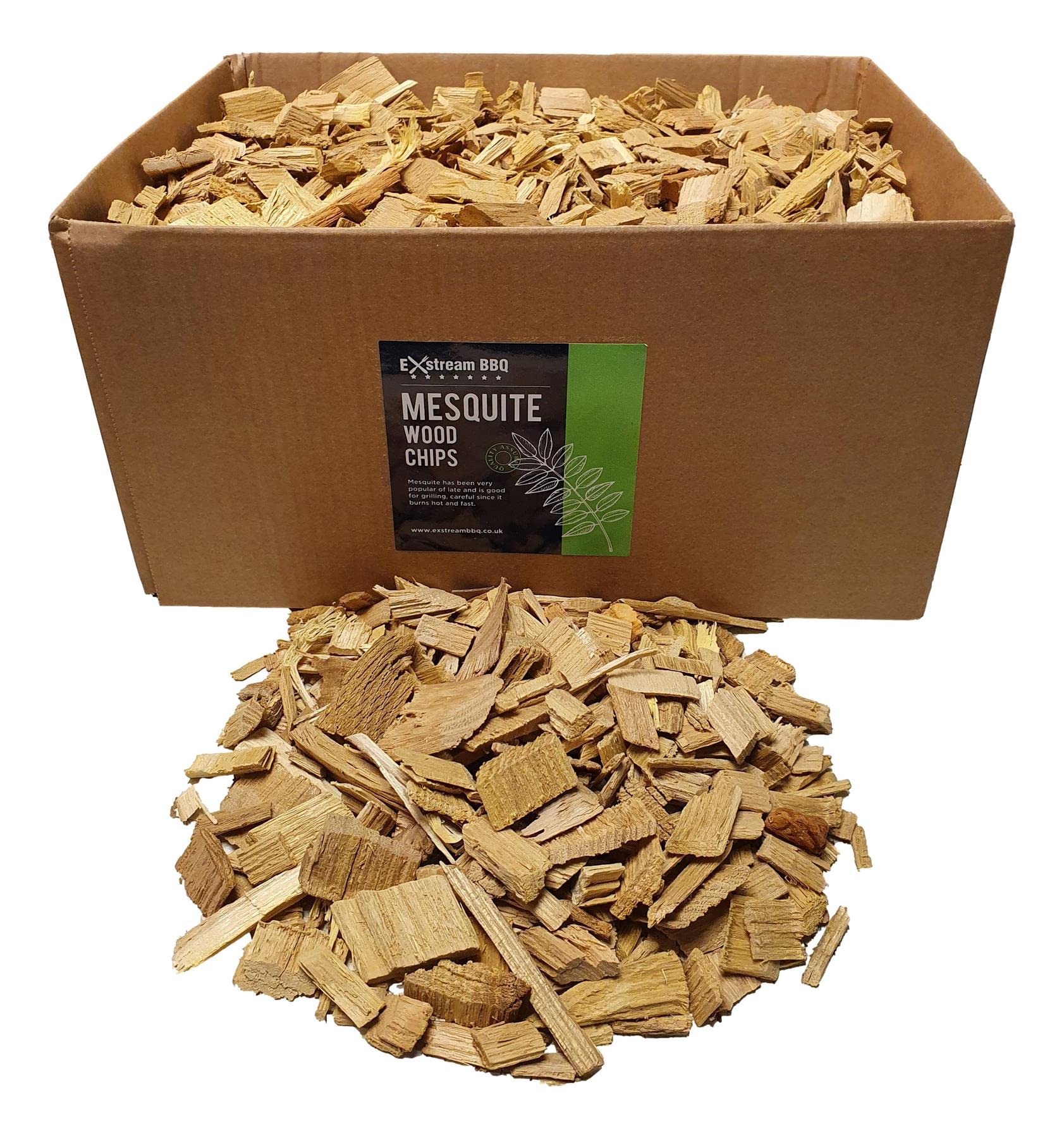 Exstream BBQ Barbecue Smoking Wood Chips *Over 16 Great Flavours in 1, 5 & 10 Litres* (Mesquite 10 Litre)