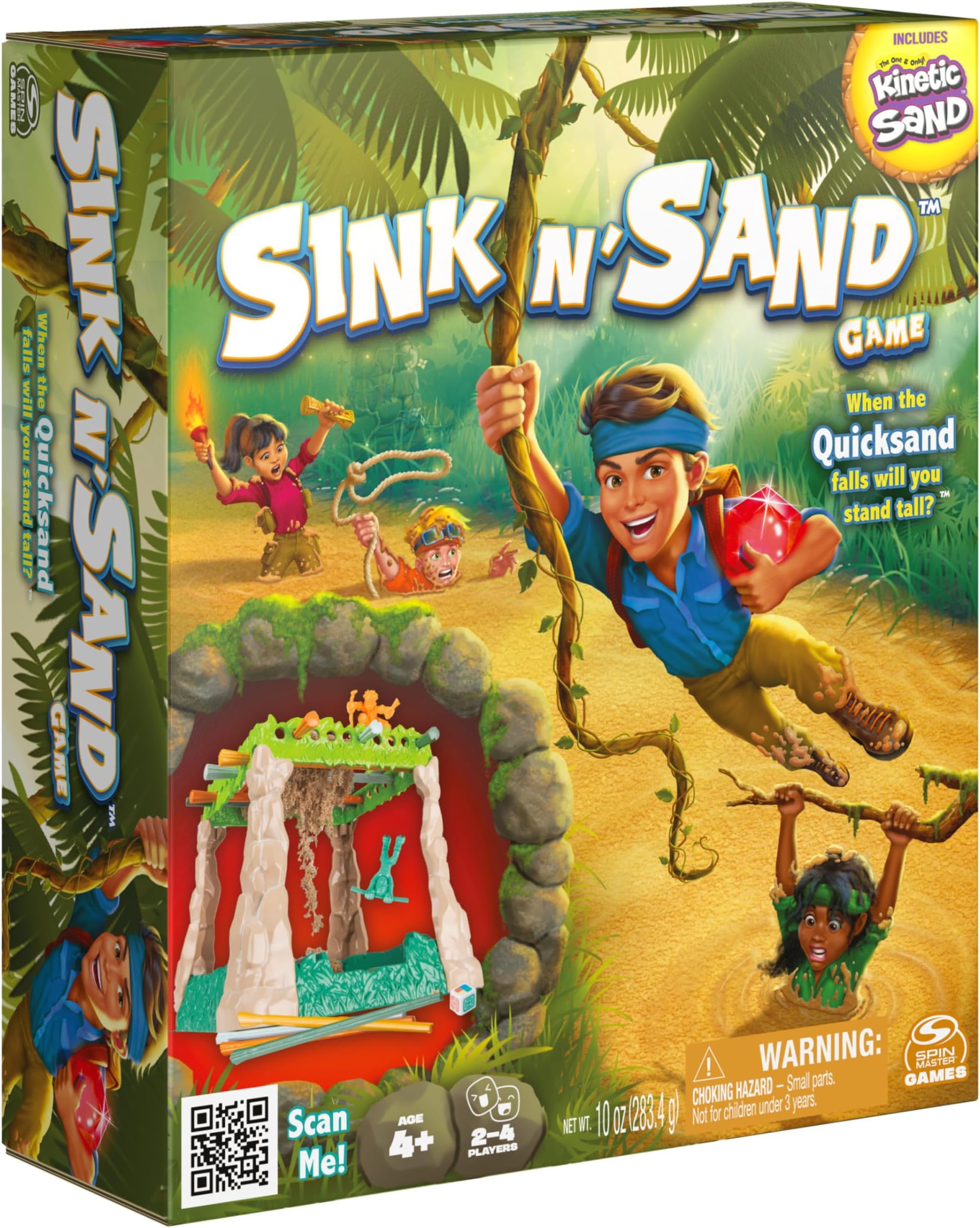 #70 — Sink N’ Sand, Quicksand Kids Board Game with Kinetic Sand fo...