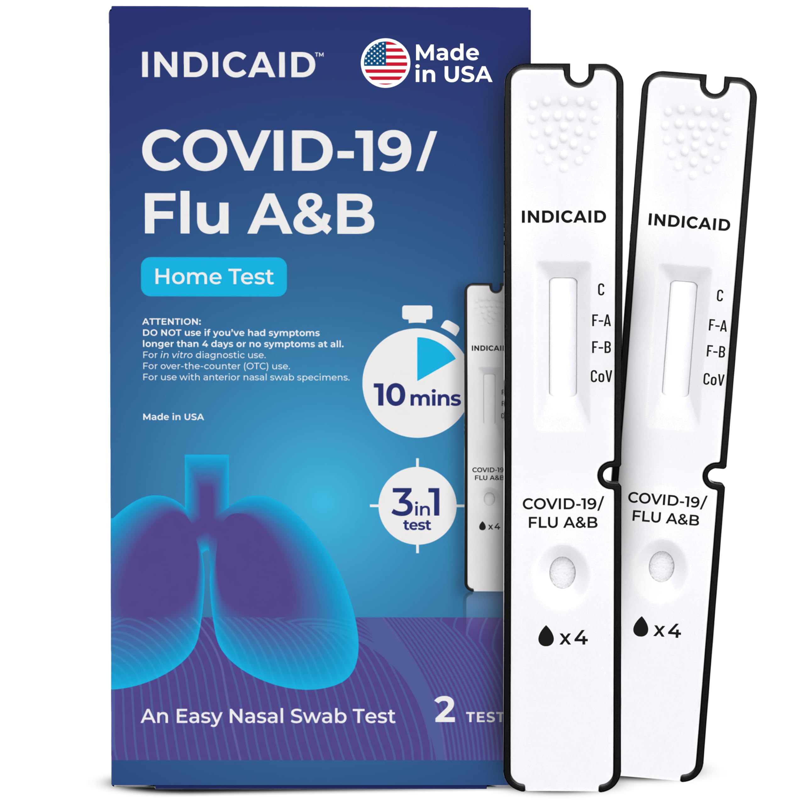 INDICAID 3-in-1 Combo Test