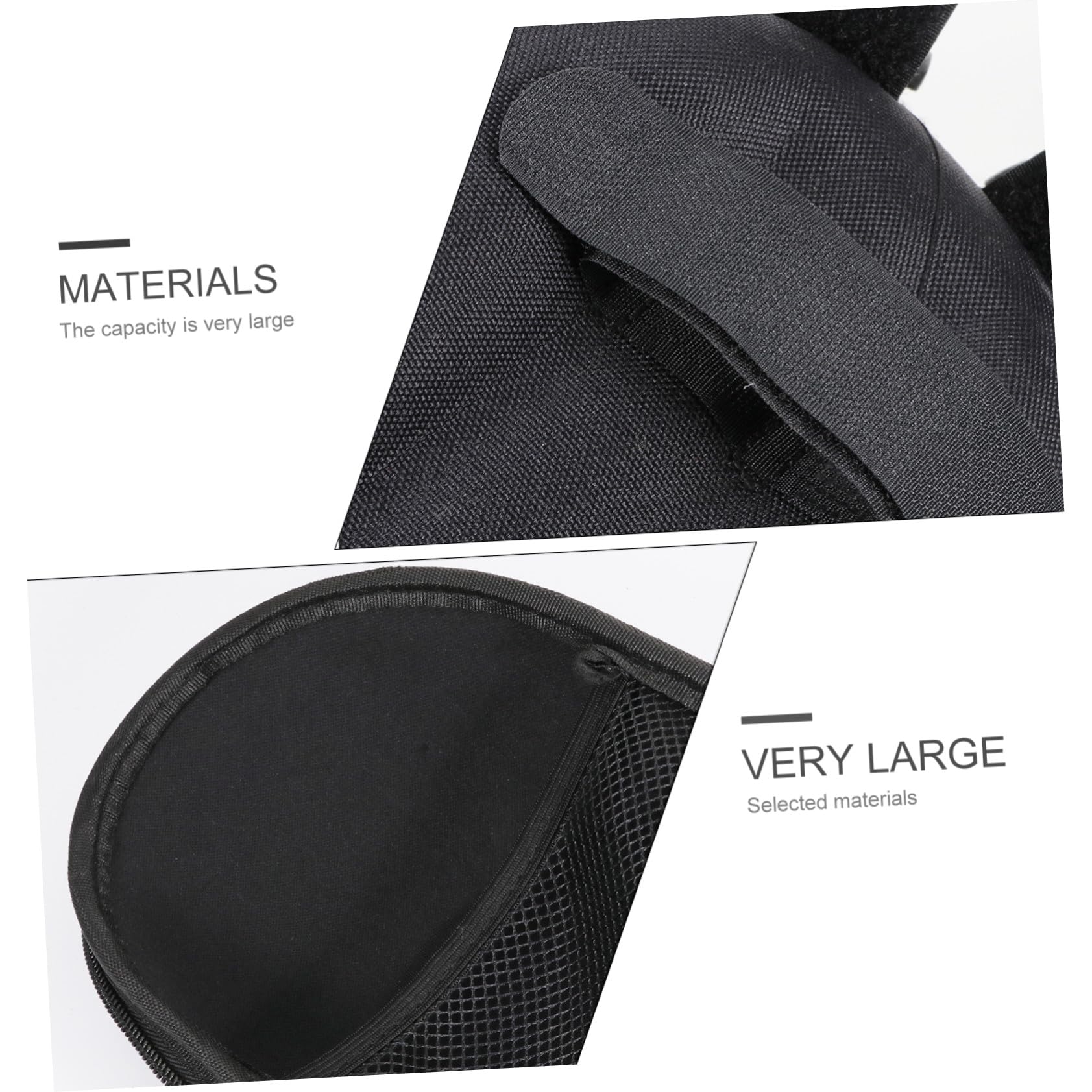 VICASKY Borsa da Manubrio per Bici in Pvc, Capacità 1-2l Cerniera Resistente, Leggera per Uscite All'aperto in Bicicletta