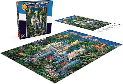 Miniatura 4 de Buffalo Games - Dowdle - Castillo de Neuschwanstein - Rompecabezas de 300 piezas grandes para adultos rompecabezas desafiante perfecto para noches