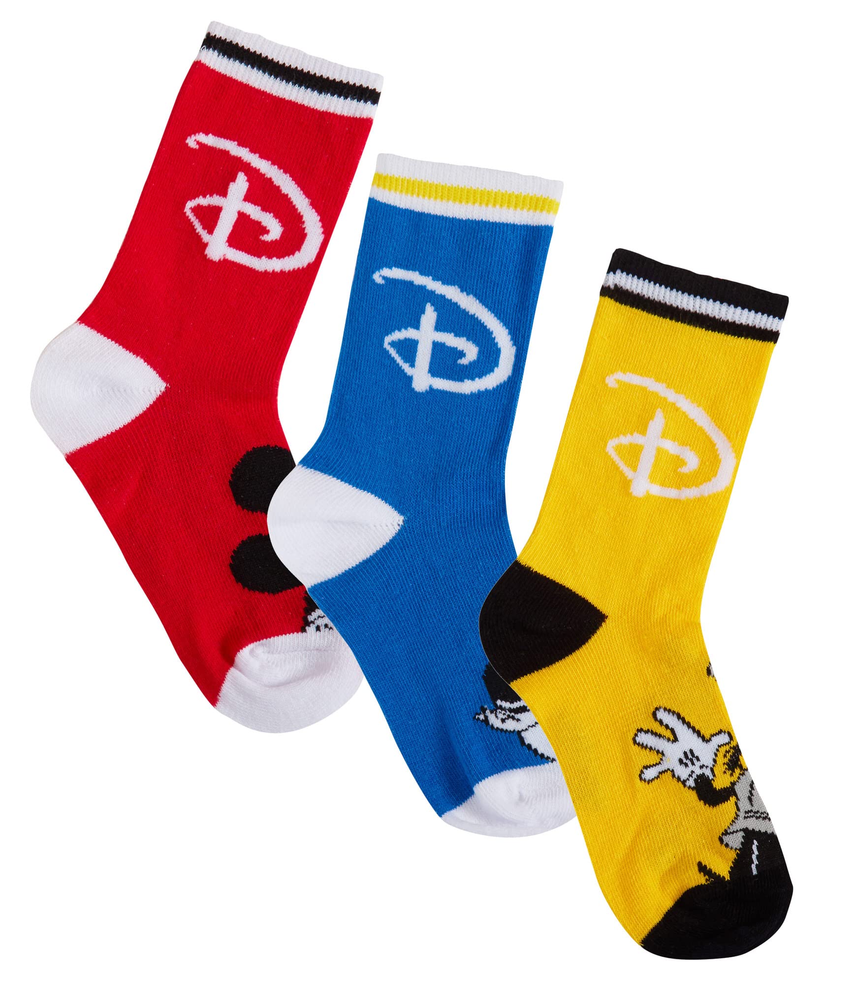Disney Boys Socks (Pack Of 3) Red EU 31-34