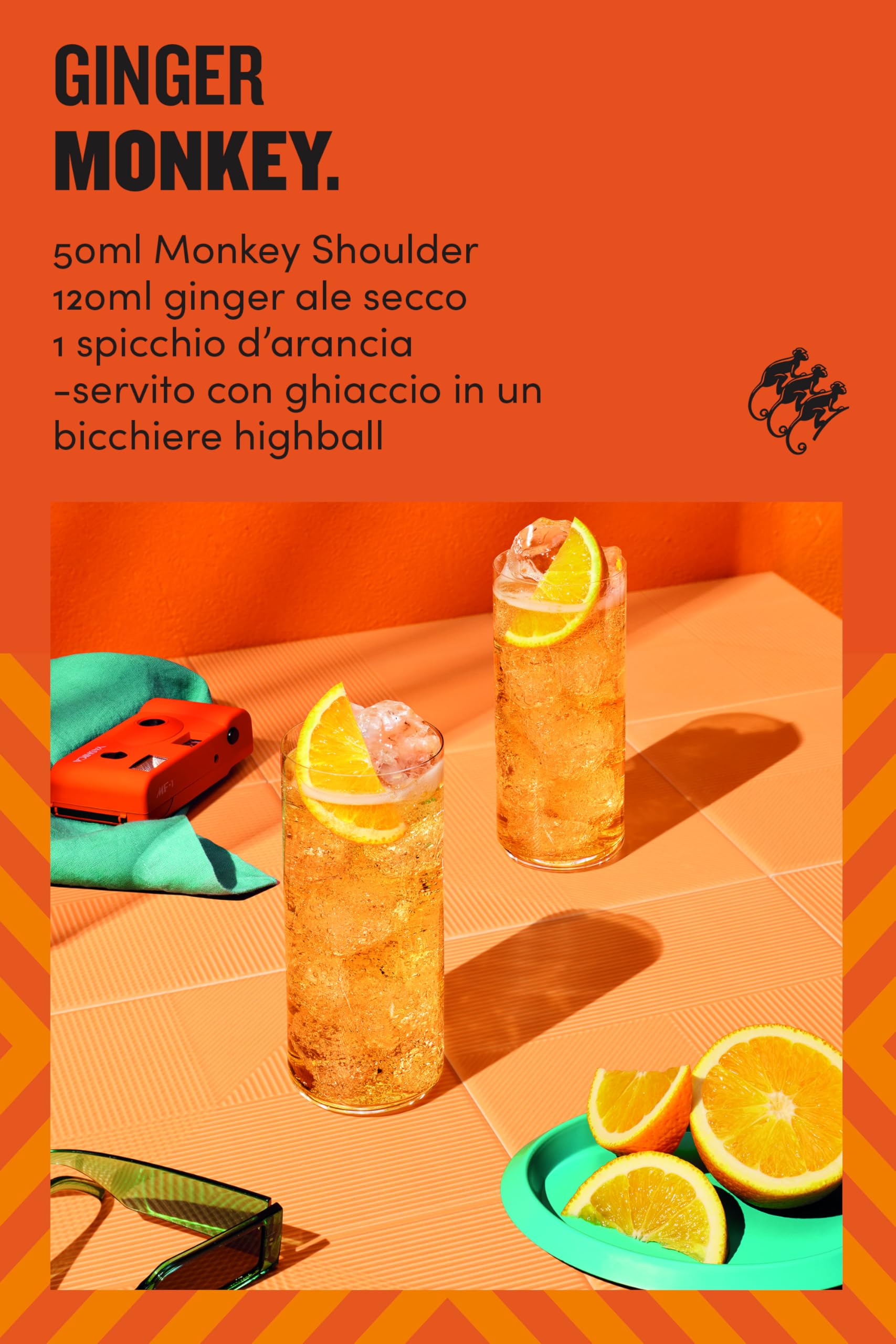 Monkey Shoulder Blended Malt Scotch Whisky, 70cl